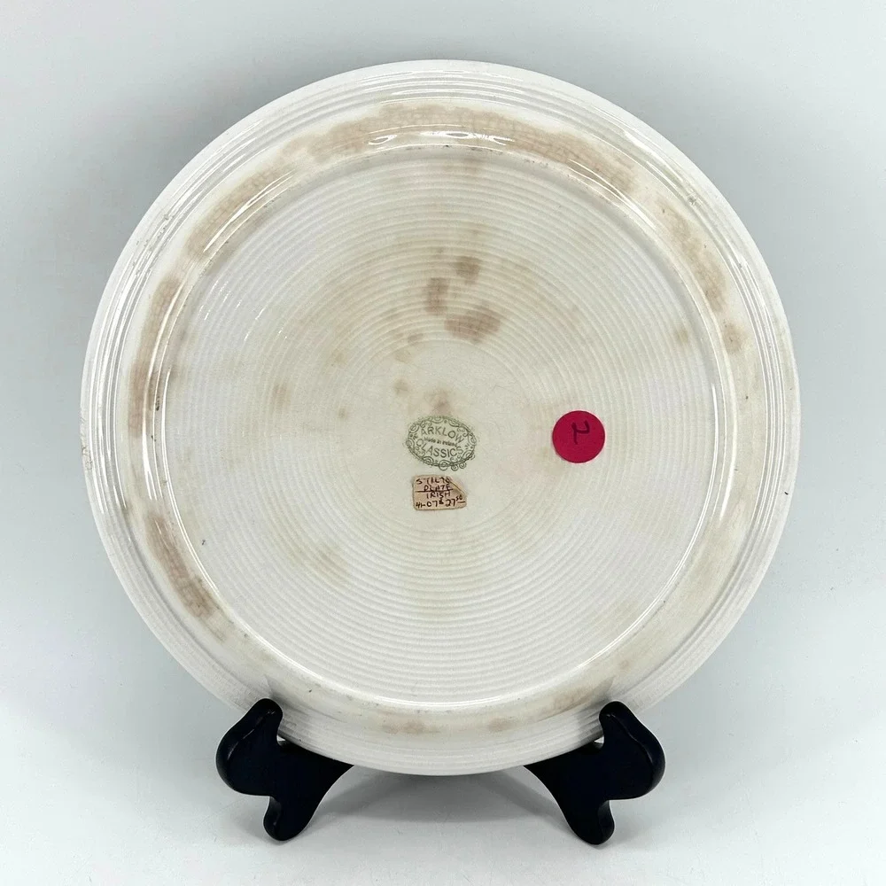 Arklow Classics Blue Willow Plate Made Ireland Transferware Chinoiserie Vintage
